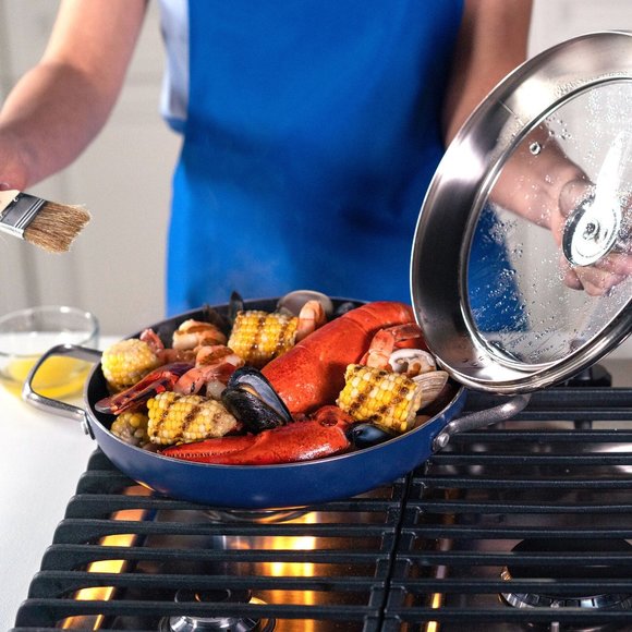 Blue Diamond Ceramic 11" Grill Genie with Steaming - Picture 4 of 4